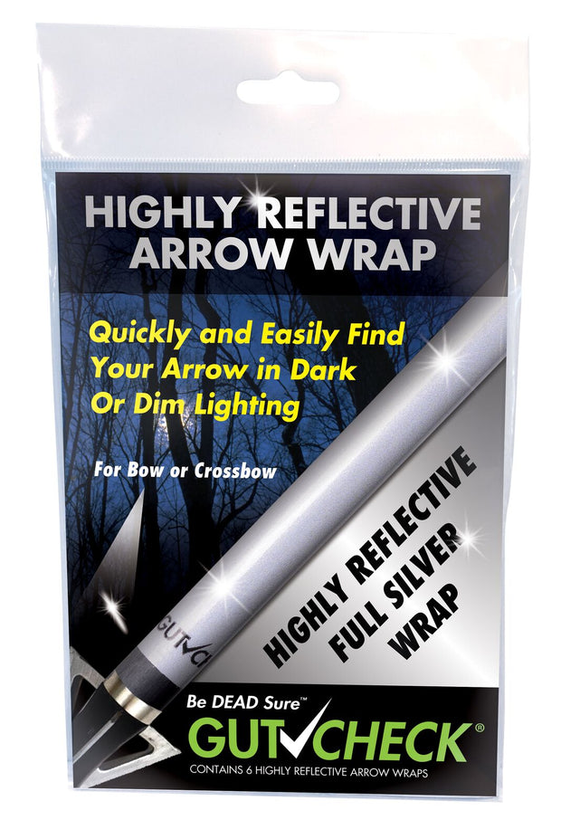 Gutcheck® Indicators Highly Reflective Arrow Wrap - Silver