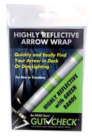 Gutcheck® Indicators Highly Reflective Arrow Wrap - Green
