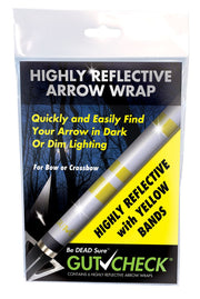 Gutcheck® Indicators Highly Reflective Arrow Wrap - Yellow