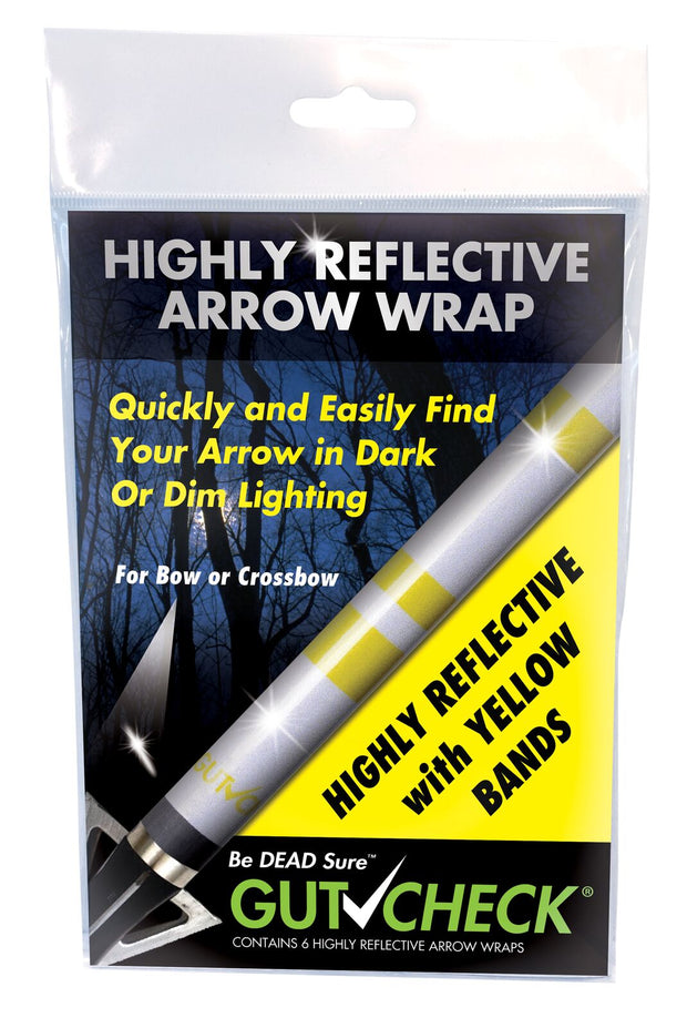 Gutcheck® Indicators Highly Reflective Arrow Wrap - Yellow