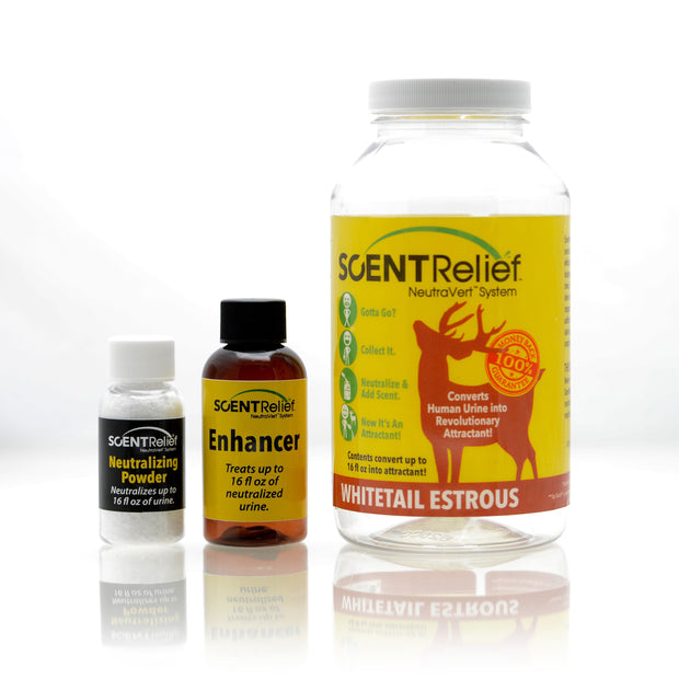 ScentRelief® Estrous, Tarsal and Apple Attractant/Cover Scent Bundle includes FREE shipping