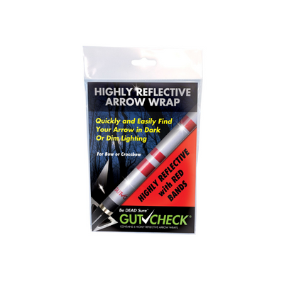 Gutcheck® Indicators Highly Reflective Arrow Wrap - Red